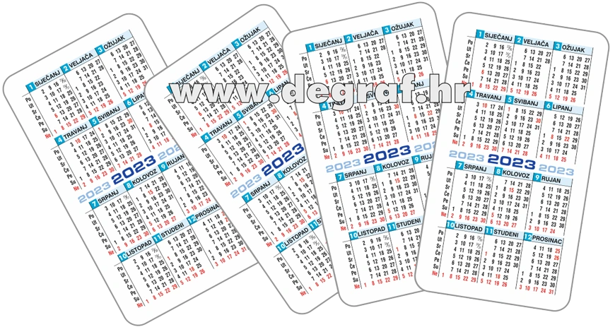 Džepni kalendari 2027