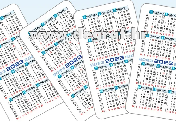 Džepni kalendar 2027