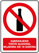 Zabranjeno točiti alkohol mlađima od 18 godina